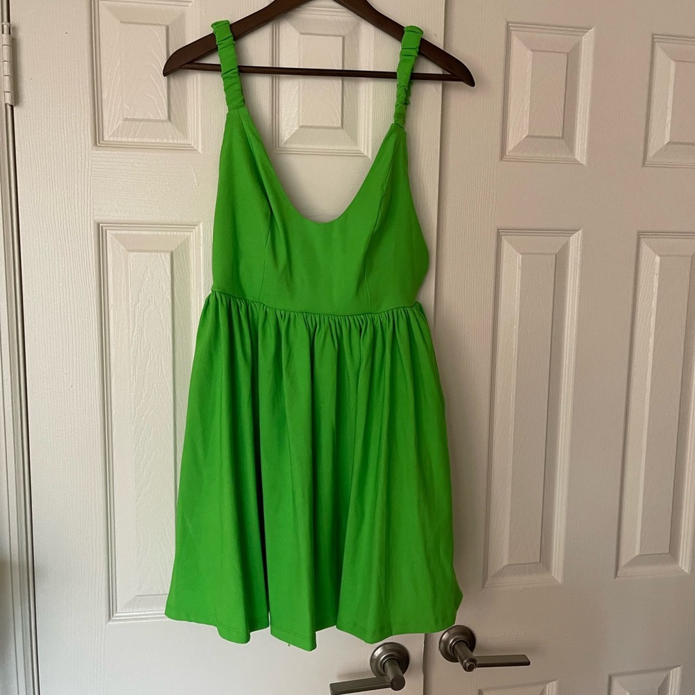 ASOS DESIGN Ruched Straps Cocktail Minidress